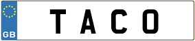 Truck License Plate